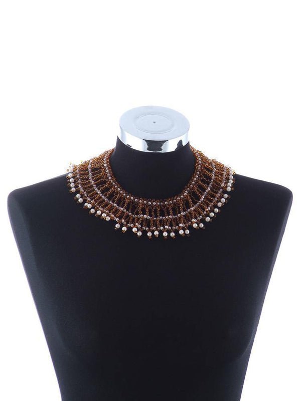 Colier margele sticla  Liza Panait Liza Panait Online Boutique